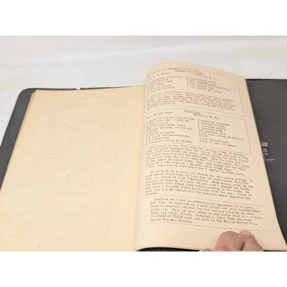 Vintage Soothsayer Flour Home Recipes Cookbook 1939 Antique 1930s Bread‎ Dessert